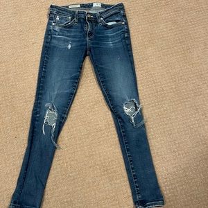 AG ripped jeans